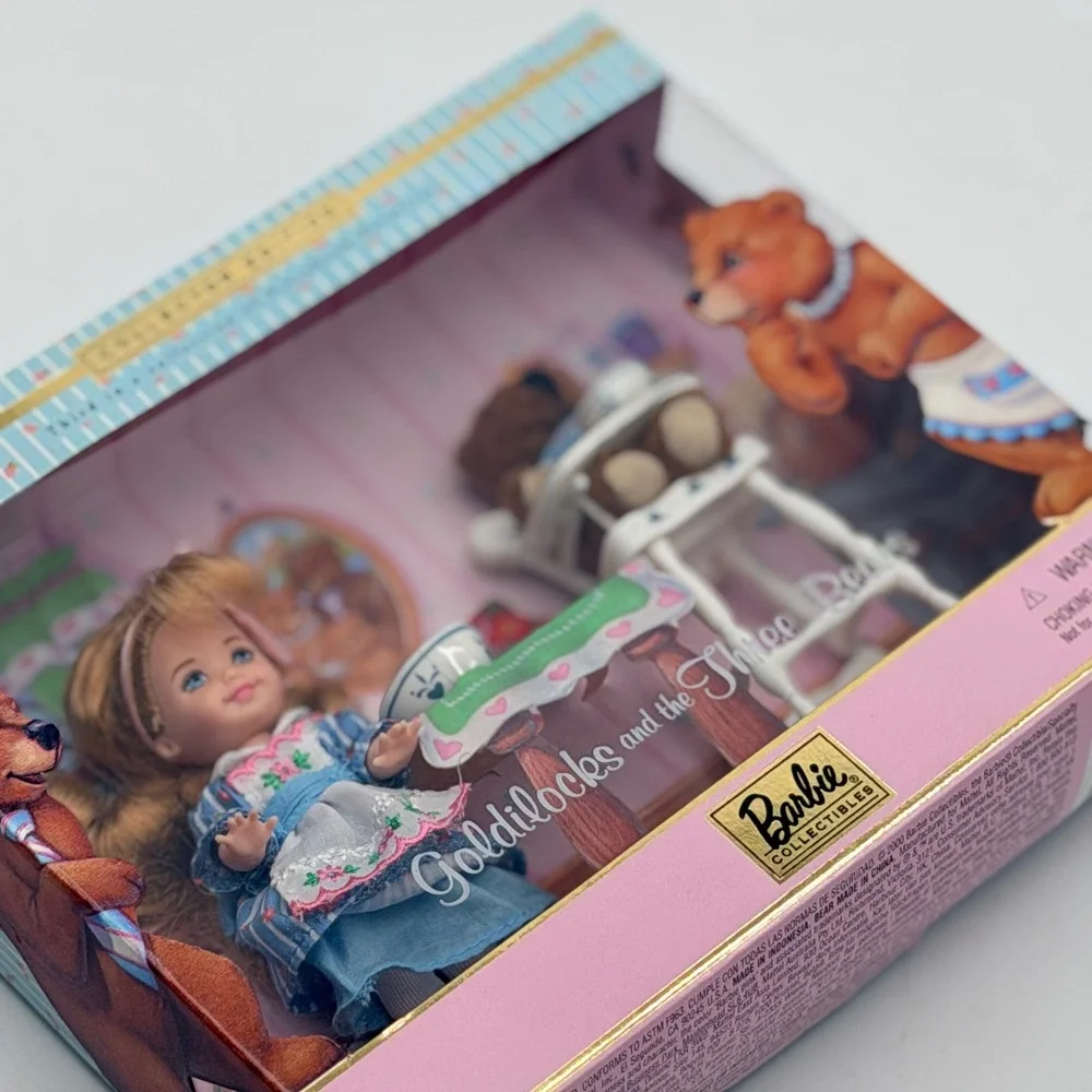 Barbie Collector Edition Goldilocks and the Three Bears Kelly Doll Set 2000